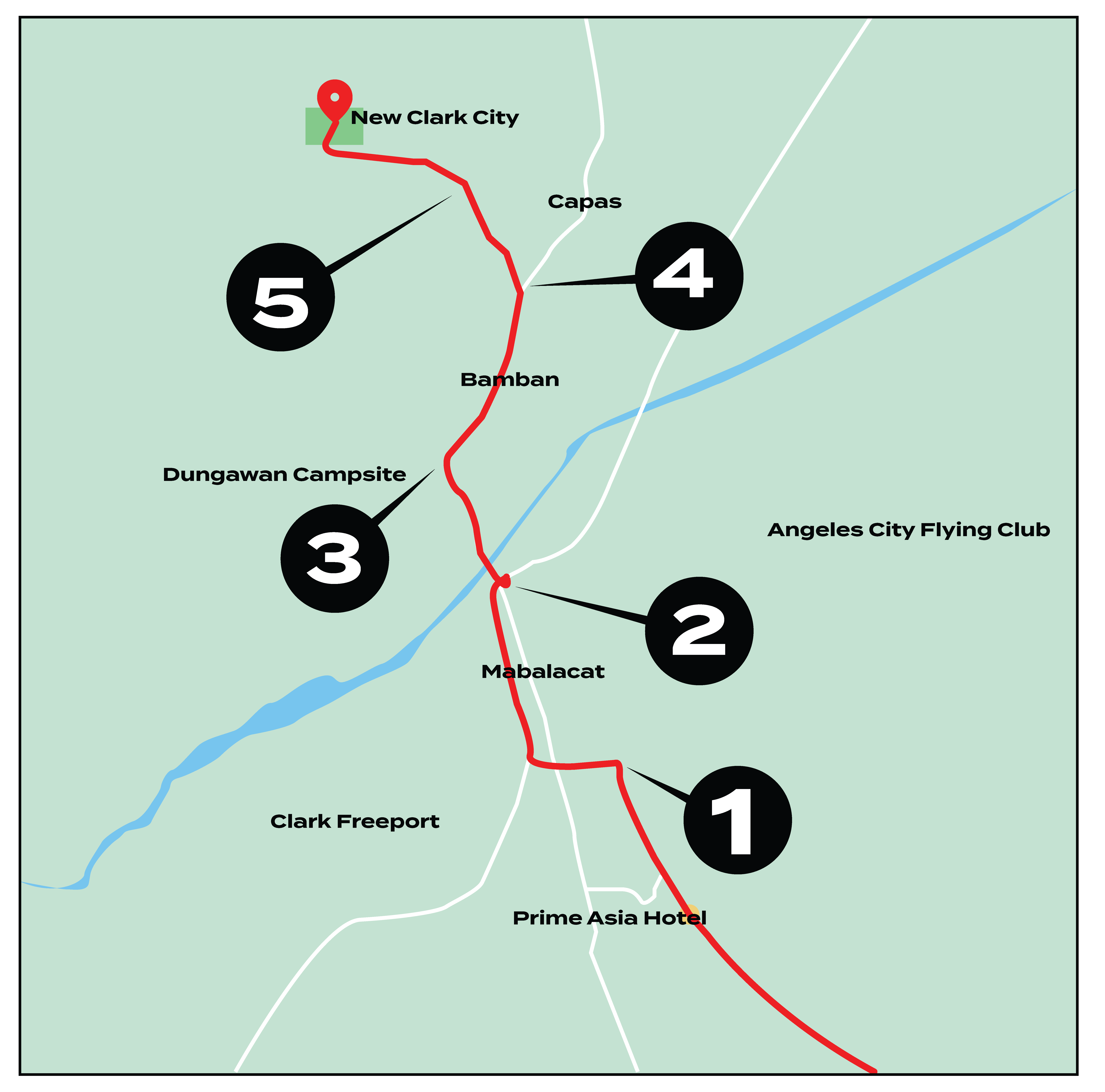 Directions to New Clark City for Philippine International Hot Air Balloon Fiesta 2024 - Manila Northbound via Dolores Exit